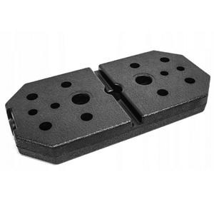 Set Of 4, 12.50 Lbs Each Rectangular 15" x 7.5" Machine Weight Plate for Training