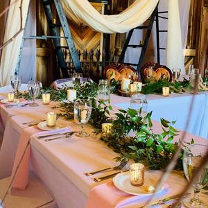 Party Decorations 16pcs, Mercury Glass Gold Votive Candle Holders Set for Wedding, Bridal and Baby Shower