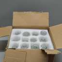 RUCKAE Small Clear Bud Vases Bulk 12 Pack Mini Flower Glass Vases for Centerpiece Table Wedding Decorations Home Decor Party(Transparent)