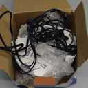 2 Pack Flea Traps for Inside Your Home, Indoor Flea Light, Bed Bug Killer with 8 Sticky Pads & 4 Light Bulb, Odorless Natural Insect Infestation Treatment Trap for Kid Pet (White Grey)