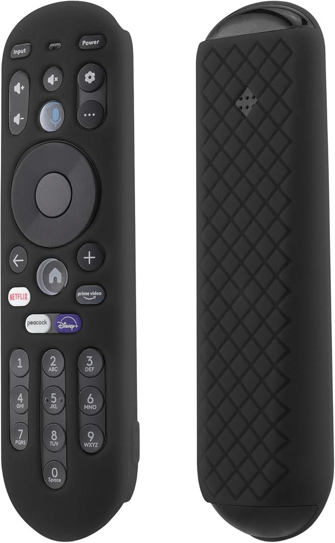 LEFXMOPHY Silicone Cover for Xumo TV MG3-R34010 PR1 Remote Case (Not for XR100, PR3), for Pioneer Xfinity Spectrum Element 764f0000100 Remote Control Black Sleeve