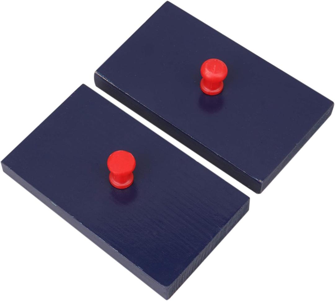 Lovermusic Sand Block Musical Accessories Parts Wood Color Instruments Sand Blocks Wood Blocks Pack of 2