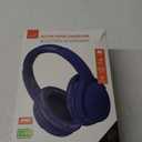 iLive Electronics Active Noise Cancellation Bluetooth Headphones, Adjustable Headband, Includes 3.5mm Audio Cable, Blue (IAHN40IND)