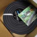MIXC Drip Irrigation System with 100FT 1/4" Soaker Hose - 80% Water Savings, Weeping Tech for Deeper Root Watering, Garden Kit with 10FT 1/2" Tubing for Raised Beds, Vegetables, Lawn, Greenhouse