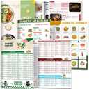 3 Count Diabetes Food List and Meal Planner Laminated|Diabetic Food List Chart for Type 2 & Type 1 Diabetes|400+ Healthy Diabetic Diet Meal Guide Plan with Size|Glycemic Index,Low Carb,Calories(Green)
