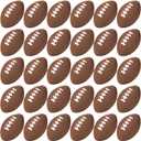 96 Pcs Mini Football Sports Stress Ball Bulk Mini Foam Sports Ball Kids Adults Football Sports Party Favor Ball Small Relaxable Balls for School Carnival Reward Party Bag Gift Fillers