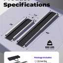 Adjustable Wheelchair Ramp 7FT Telescoping Portable Wheelchair Ramps for Steps Ramps for Wheelchair for Home with Storage Bag Aluminum Non-Skid Ramps 84" L x 7.4" W 600lbs Capacity (2 Pack)
