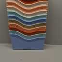 Meonum 12 Pcs Book Bin Bulk - Plastic Boho Classroom Storage Bin with Handle & Labels for School Home Office File Folder Binder Organization Supplies