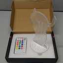 Soccer Night Light for Kids, Dimmable 16 Colors 3D Optical Illusion Lamp with Remote & Timer, Soccer Gifts Toys for Boys, Girls Men Room Decor for Birthday Christmas