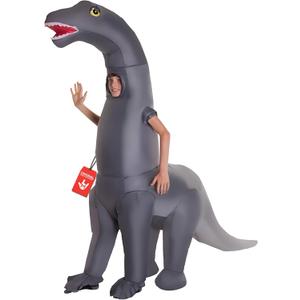 Morph Inflatable Dinosaur Costume for Kids, Blow Up Diplodocus Costume, Fun Dress Up for Parties and Events, One Size