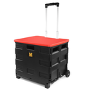 MaxWorks 50830 Rolling Utility Cart/Folding Dolly with Lid- 80Lbs Capacity