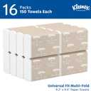 Kleenex Professional Multifold Paper Towels, Bulk, 16 x 150 Sheets (01890), 150 Count