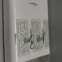 Sealegend Magnetic Lint Bin for Laundry Room with Dryer Lint Brush, Wall Mounted Trash Can Space-Saving Laundry Organization and Storage, White