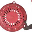 Mikatesi GCV160 Pull Start Assembly Recoil Starter for Honda GC135 GC160 GC190 GCV135 GCV160 GCV190 for Honda EN2000 EN2500 Replaces Models 28400-ZL8-013ZA/ 28400-ZL8-023ZA/ 284400-ZM0-003 (Red)