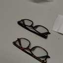 WOWSUN Unisex Stylish Nerd Non-prescription Glasses, Clear Lens Eyeglasses Frames, Fake Glasses , Set of 2 