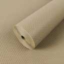 24-inch Large Shelf Liner for Cabinet: Waterproof Kitchen Cabinets Liners for Under Sink - Khaki Easy to Cut Non-Adhesive Protector Drawers Liner 24" x 300 inch