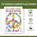 7 x Terkki Welcome Mushroom Decorative Garden Flag, Spring Summer Plant