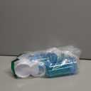 2 Packs Pet Feeder and Waterer, Self Dispensing Automatic Hamster Feeder, Food and Water Dispenser Set,Small Animal Dog Cat Pet Food Bowl, for Dogs Cats Pets Animals, 16x14cm, Blue 