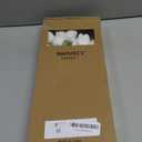 20pcs White Tulips Artificial Flowers 13 Inch Real Touch PU Fake Flowers Fake Tulips for Mother's Day Easter in Home Wedding Office Party Table Decoration