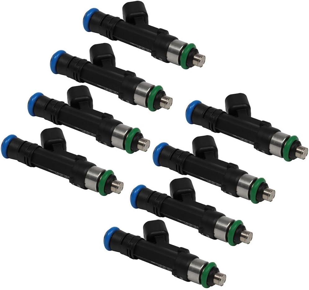 Fuel Injector, OCPTY 8pcs 4 Holes Replacement Fuel Injectors Engine Part fit for 04-09 for Ford for E-150/ for E-350 Super Duty, 04-05 for Ford for E-150 Club Wagon/ for E-350 Club Wago