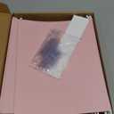 SUNEE 25 Pack Hanging File Folders, Pink Folders, Hanging File Folders Letter Size with 1/5-cut Tabs, Stay Organized for Your Home and Office Bulk File and Documents