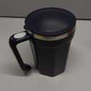 LeadYuantop Self Stirring Coffee Mug, 18 oz Automatic Magnetic Electric Mixing Cup Stainless Steel Travel Cup for Coffee, Chocolate, Milk, Tea, Office, Home, Kitchen (Deep Navy)