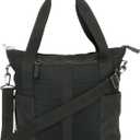 adidas All Me Tote for Women, Large Crossbody Bag with Shoulder Strap, Black, OSFA