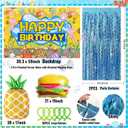 Sponge Birthday Decorations Kit - 153Pcs Under the Sea Party Supplies with Balloon Arch, Backdrop & Video Guide - All-in-One Vibrant Decor for Kids & Teens Birthday, Easy No-Stress Setup