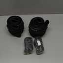 Hycline 2-Pack Mountain Bike Tires Set: 20/24/26/27.5-inch Folding Replacement High-Performance Wear-Resistant Bicycle Tires and Pair Inner Tubes with Tire Levers for MTB Off-Road Bike