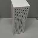 Geelin Rotating Countertop Display Kit with 16 Peg Hooks Four Sided Pegboard Spinner Organizer 4 x 4 x 12 Inches Retail Display Racks Revolving Metal Countertop for Keychain Supplies(White)