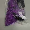 Human Hair Bundles 2 Tone Black To Purple Color T1B Purple Body Wave 300g Brazilian Unprocessed Virgin Human Hair Quick Weave Extensions (14 16 18 Inch T1B/Purple Body Wave)