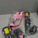 Saker Cordless Hedge Trimmer-20V Electric Shrub Trimmer Grass Shears Handheld Grass Cutter, Hedge Shear with 1 PCS Rechargeable Battery and Charger for Garden, Lawn(Pink)