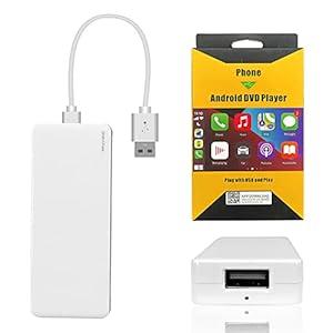 Wired CarPlay Dongle USB Adapter for Car Radio with Android Version 4.2 or Above Wired Connection for CarPlay Mirroring Compatible with iOS and Android Phone System  Wired CarPlay Dongle USB Adapter for Car Radio with Android Version 4.2 or Above Wired Connection for CarPlay Mirroring Compatible with iOS and Android Phone System