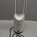 Bladeless Tower Fan for Bedroom, 22Inch 1400W Space Heater & 40W Cooler Fan Combo with Remote, Overheat & Tip-Over Protection, 80 Oscillating, 9H Timer, LED Display for Bedroom, Kitchen, Office (White)