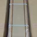 2 Pack Wood Curtain Rods for Windows 48 to 84 Inch,1'' Diameter Drapery Rods with Imitation Wood Grain Leaf Pattern Finials,Boho Adjustable Heavy Duty Curtain Rods Set,36-88'',Color:Natural Wood