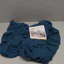 Stretch Ottoman Cover Round Footstools Covers Velvet Jacquard Foot Stool Large Ottoman Slipcover,Anti-Slip Foot Stool Furniture Protector with Elastic Bottom for Living Room Bedroom ( Color : #31 , Si (55x55x40cm)