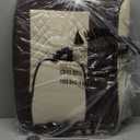 GXT Car Seat Covers Front Seats Only, Front Car Seat Covers 2 Pack, Premium Faux Leather Car Seat Cushion - Universal Fit for Most Sedans SUV Pick-up Truck with Headrests(Coffee and White)