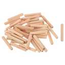 uxcell 300Pcs 5/16" x 2" Wooden Dowel Pins, Wood Dowels Rods, Furniture Woodworking Grooved Fluted Pin, Wooden Dowels Fluted for Craft, DIY Projects