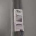 AOSKY Cordless Zebra Blinds for Windows Pull Down Roller Window Shades Dual Layer Light Filtering Privacy for Day and Night, Free-Stop Door Shades for Home Easy to Install Brown 23" W X 72" H