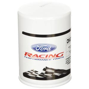 Ford Oil Filter, High Performance, Canister, Screw-On, 13/16-16 in Thread, Steel, White, Ford, Each