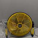 Geek Aire 12" Portable Battery Operated Fan with Metal Blade, 360 Vertical Tilt, 24h Run Time Cordless Fan for Camping Travel Tent Hurricane Home