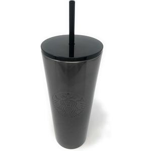 New Starbucks 2019 Black Silver Glitter Stainless Tumbler 24 oz