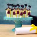 Daifunli 60 Pcs 2026 Mini Graduation Tassels for Craft 2.4inch Tassels Party Favors Mini Bookmark for Graduation Decor, Chocolates Decor, Keychain Making(Maroon)