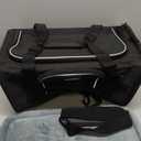 Petskd Top-Expandable Pet Carrier 18x13x9.5 Inches Southwest Airline Approved, Soft-Sided Carrier for Small Cats and Dogs with Locking Safety Zippers and Anti-Scratch Mesh(Black)