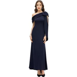 BABEYOND Formal Dress for Women - Prom Dress One Shoulder Evening Dresses Cocktail Party Dress for Wedding Guest 12