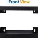 6U Wall Mount Rack Open Frame 19 Inch Server Equipment Network Cabinet 18 inches Depth Black by Tedgetal