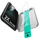 ESR 2 Pack Screen Protector for iPad Air 13 Inch M3/M2 2025/2024 (7th/6th Generation), 9H Tempered Glass Film with UltraFit Tray, Apple Pencil Support, Scratch Resistant, HD Clarity, Bubble Free