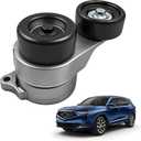 Belt Tensioner Assembly with Pulley(3.0/3.2/3.5/3.7L V6) Compatible with Acura MDX, RL, TL, ZDX, Ridgeline & Honda Accord 2003-2012, Odyssey 2005-2010, Pilot Replace#31170RCAA01
