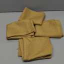 Demetex 12x20 Pillow Covers Outdoor Yellow Lumbar Pillow Cases Waterproof Throw Pillows for Couch Bed Bench Chair, Set of 4, 12 x 20 Inch, Khaki