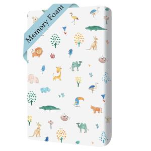 Aloe Cotton Dual Sided Pack and Play Mattress Pad,38x26 Pack N Play Mattress Topper, Breathable Memory Foam Playpen Mattresses, Pack N Play Mattresses for Baby Pack and Play w/Washable Cover
